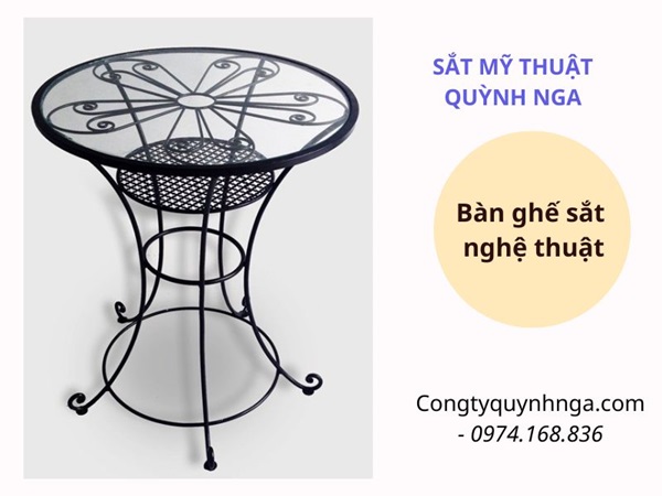 Top 10 mẫu bàn ghế sắt nghệ thuật được khách hàng lựa chọn