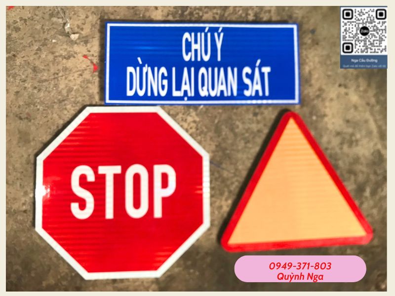 Biển báo Stop phản quang