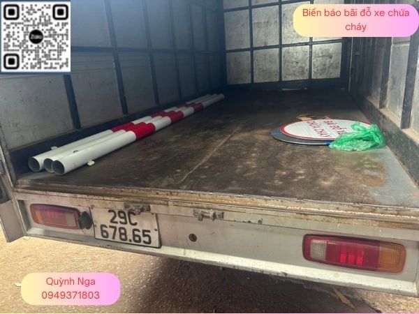 Vận chuyển biển báo bãi đỗ xe chữa cháy giao tại dự án Phú Thọ Vận chuyển biển báo bãi đỗ xe chữa cháy giao tại dự án Phú Thọ