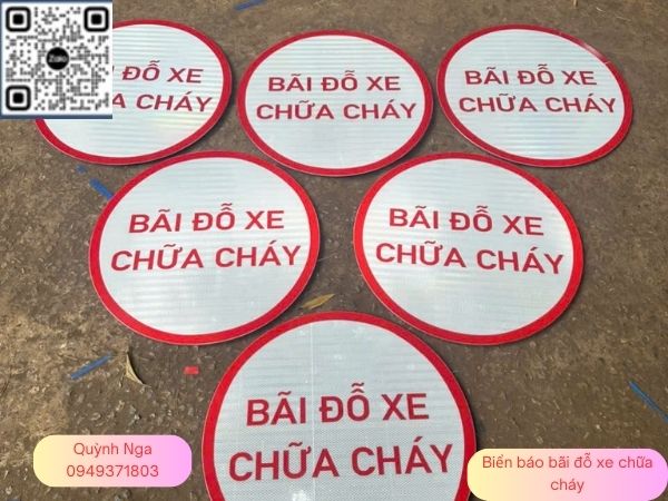 Biển báo bãi đỗ xe chữa cháy cho dự án Hạ tầng khu công nghiệp tại Phú Thọ Biển báo bãi đỗ xe chữa cháy cho dự án Hạ tầng khu công nghiệp tại Phú Thọ