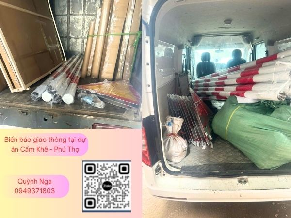 Giao Hàng Biển báo tại dự án Cẩm Khê, Phú Thọ Giao Hàng Biển báo tại dự án Cẩm Khê, Phú Thọ