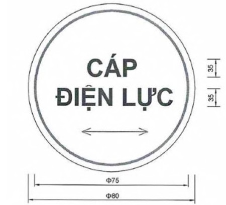 Biển báo cáp điện lực