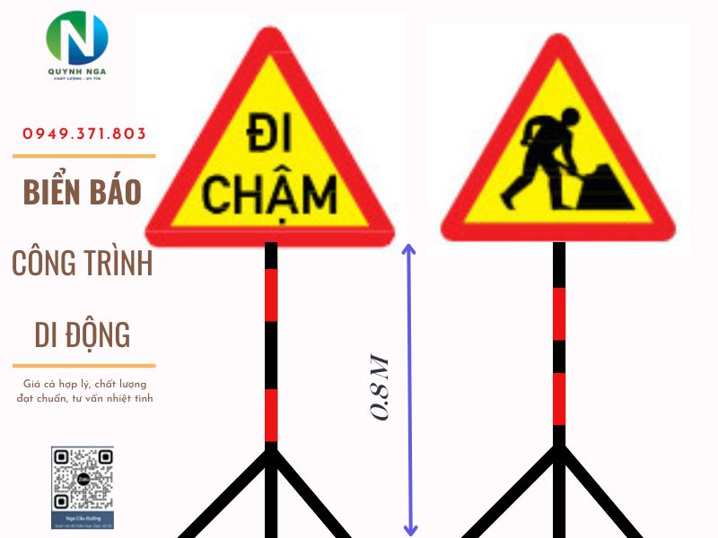 Mẫu biển công trình di động