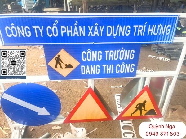 Mẫu biển báo Công trường tại dự Án Đơn Dương, Lâm Đồng
