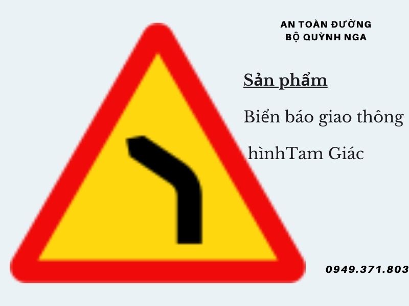 Ý nghĩa và kích thước Biển báo giao thông hình tam giác