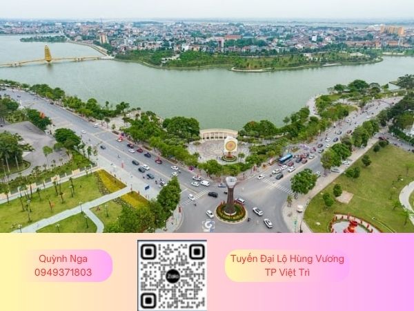 Tuyến đường đại lộ Hùng Vương tại TP Việt Trì, Phú Thọ Tuyến đường đại lộ Hùng Vương tại TP Việt Trì, Phú Thọ