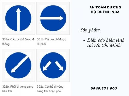 Biển báo giao thông tại Hồ Chí Minh