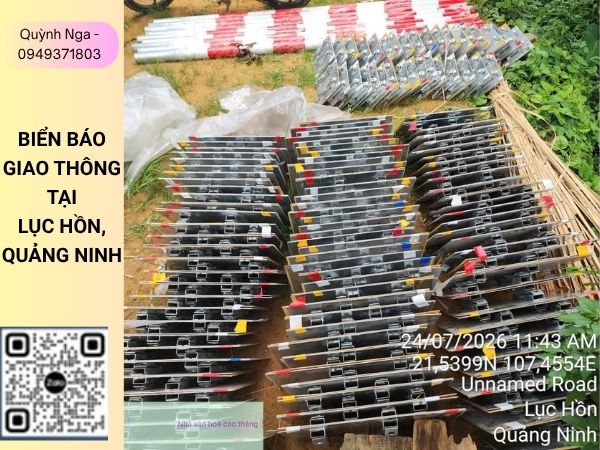 Biển báo giao thông tại dự án Lục Hồn Quảng Ninh - T7/2026
