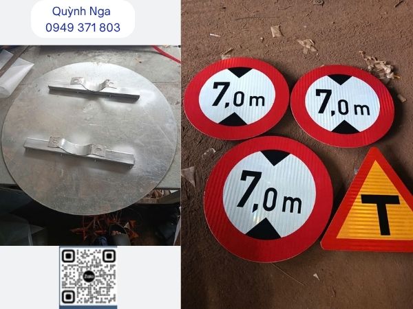 Biển báo hạn chế chiều cao đường kính D70cm