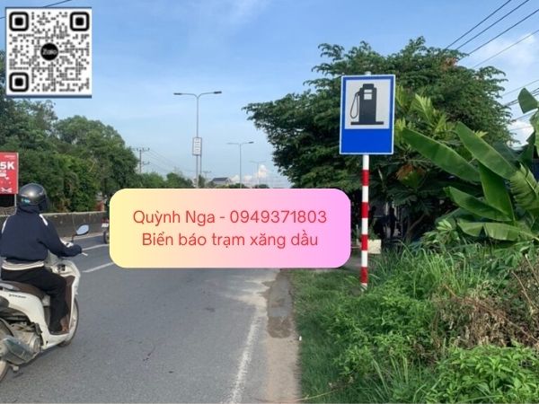 Biển báo trạm xăng dầu - trên đường bộ