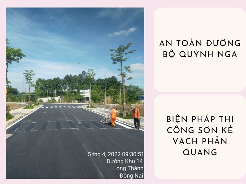 Biện pháp thi công sơn kẻ vạch dẻo nhiệt