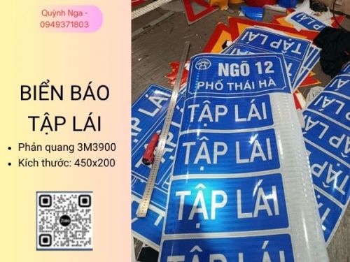 Biển TẬP LÁI Kích Thước, Báo Giá Và Quy Định Mới Nhất 2026