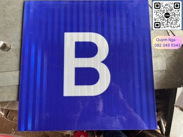 Biển thứ tự pha (A, B, C) cho trạm biến áp Biển thứ tự pha (A, B, C) cho trạm biến áp