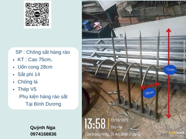 Mẫu chông sắt tại Bình Dương - trình mẫu chủ đầu tư Mẫu chông sắt tại Bình Dương - trình mẫu chủ đầu tư