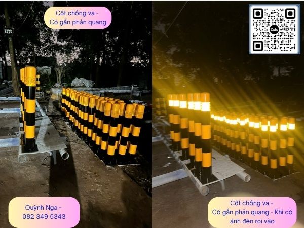 Cột chống va phản quang