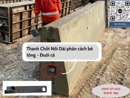 Thanh chốt nối dải phân cách Bê Tông - Cấu tạo Và Báo Giá