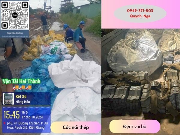 Cóc nối thép do Quỳnh Nga cung cấp tại dự án Hòn Đất, Kiên Giang