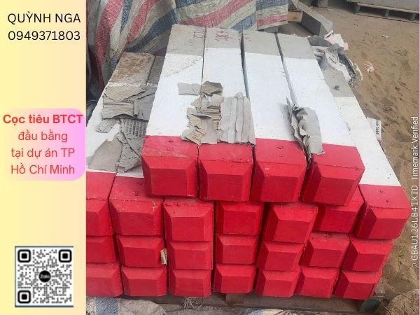 Cọc tiêu BTCT tại dự án TP Hồ Chí Minh