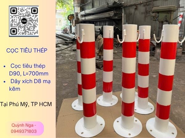 Cọc tiêu thép dây xích tại Phú Mỹ, TP Hồ Chí Minh