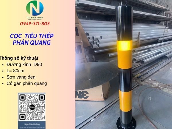 Cung cấp cọc tiêu thép phản quang tại dự án nhà máy tại Long An