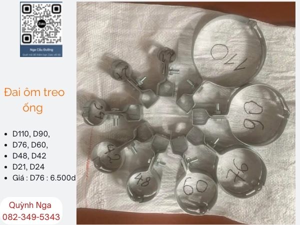 Báo giá Đai treo ống D76