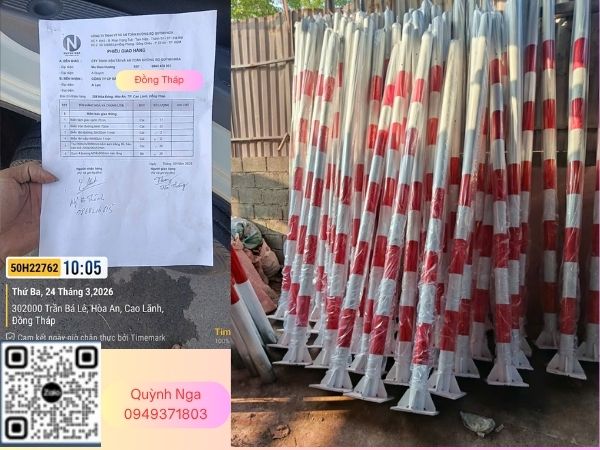 Giao hàng Biển Báo tại dự án Đồng Tháp Giao hàng Biển Báo tại dự án Đồng Tháp