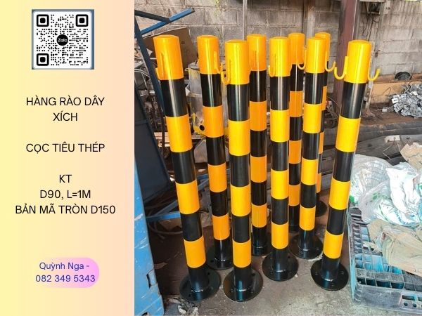 HÀNG RÀO, CỌC TIÊU THÉP DÂY XÍCH HÀNG RÀO, CỌC TIÊU THÉP DÂY XÍCH