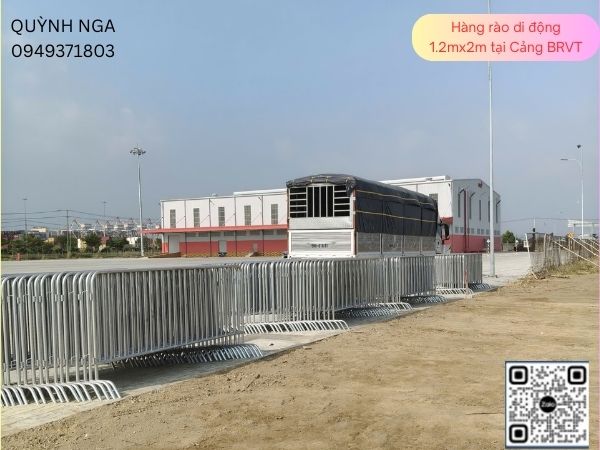 Hàng rào di đọng tại dư án Cảng Bà Rịa Vũng Tàu T1/2026