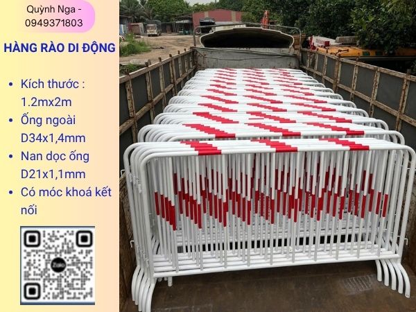 Hàng rào di động tại dự án Hải Phòng T8/2026