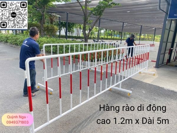Hàng rào di động tại dự án trường Đại Học Nguyễn Tất Thành, Quận 9