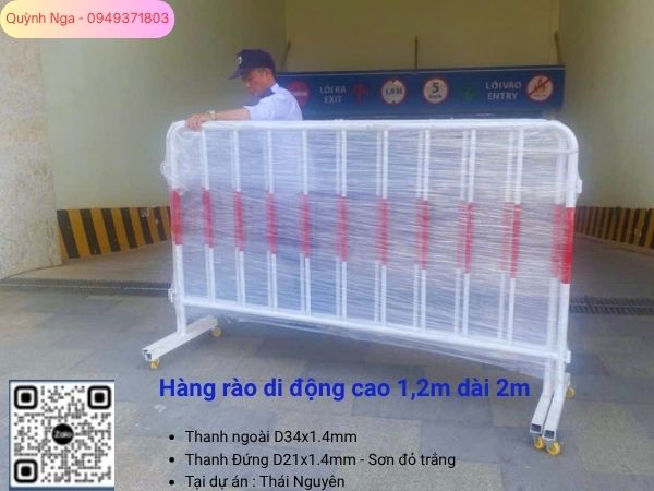Hàng rào di động tại dự án Thái Nguyên - T5/2026 Hàng rào di động tại dự án Thái Nguyên - T5/2026