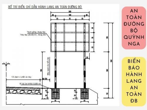 Biển thông tin hành lang an toàn đường bộ