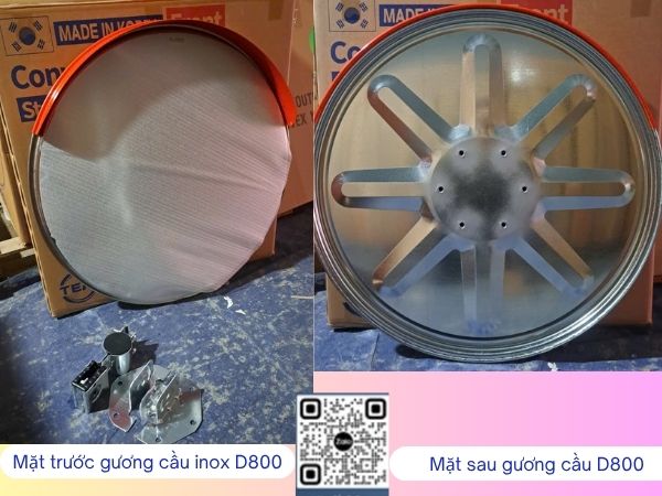 Gương cầu inox D800 - Hàn Quốc