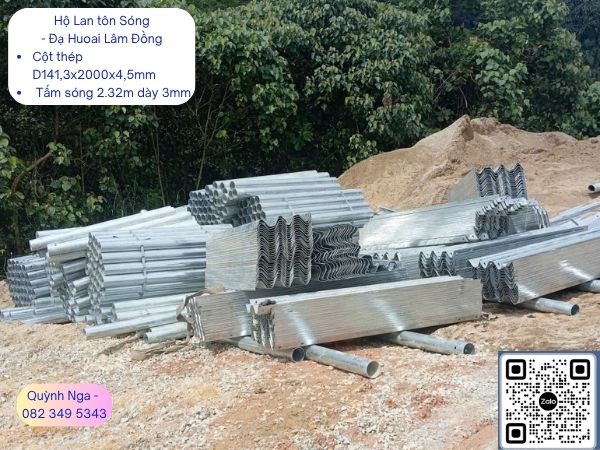 Hộ Lan tôn sóng tại dự án Đạ Huoai Lâm Đồng Tháng 11/2025 Hộ Lan tôn sóng tại dự án Đạ Huoai Lâm Đồng Tháng 11/2025