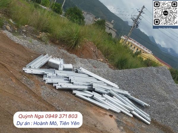 Hộ lan phòng hộ giao thông tại dự án Hoàng Mô, Quảng Ninh