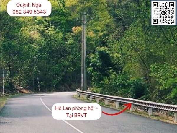 Hộ lan tôn sóng - Hạng mục cần thiết cho đảm bảo an toàn giao thông tại đường lên Núi Dinh, BRVT