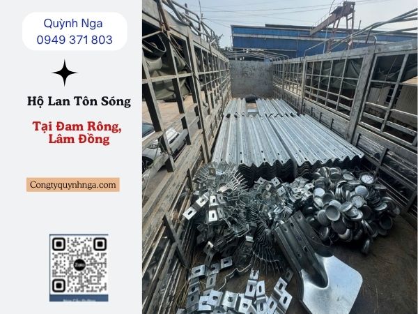 Hộ lan tôn sóng tại Đam Rông, Lâm Đồng