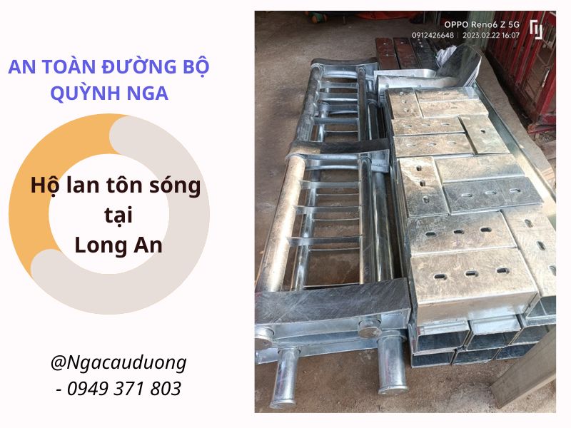 Hộ lan tôn sóng tại Long An