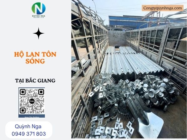 Hộ lan tôn sóng tại Bắc Giang
