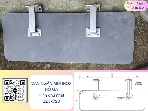 Bản Vẽ Van Ngăn Mùi Hình Chữ Nhật Bản Vẽ Van Ngăn Mùi Hình Chữ Nhật