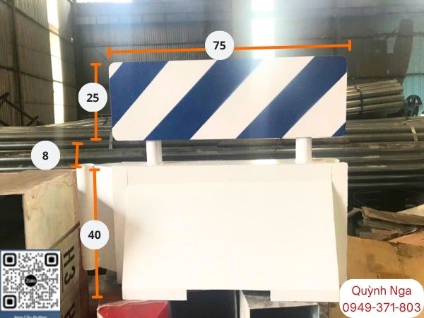 Kích thước trụ đảo giao thông loại 2