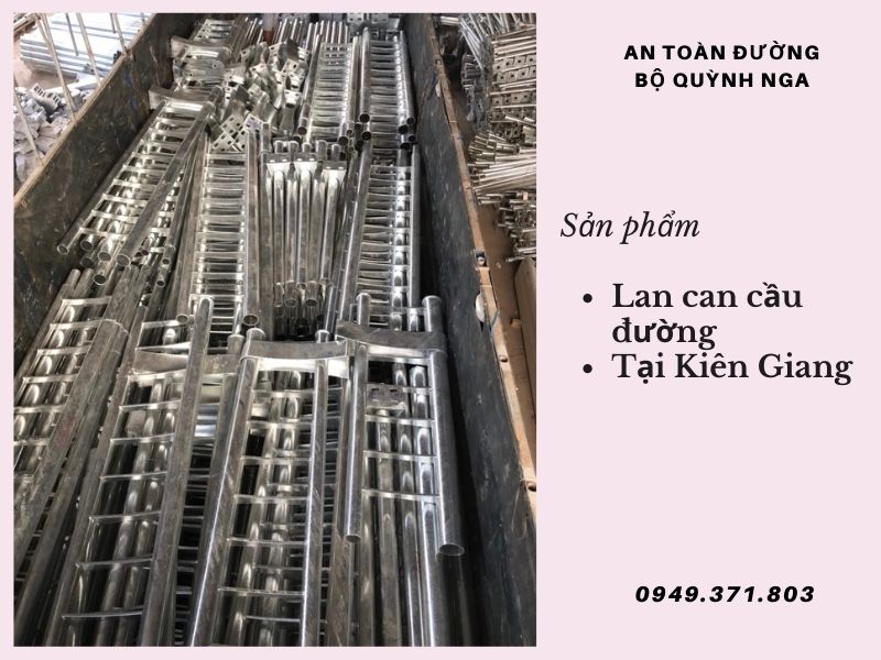 Lan can cầu đường tại Kiên Giang