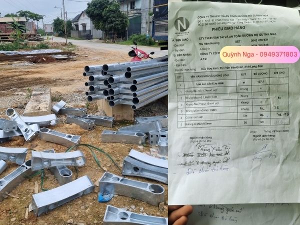Giao hàng tại chân công trình - Lạng Sơn