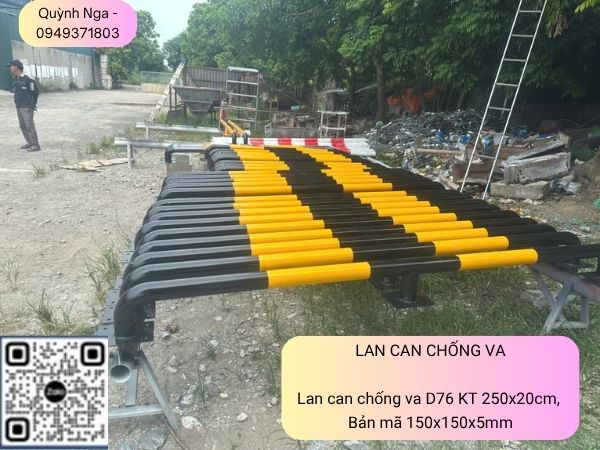 Lan can chống va tại Dự Án KCN Quang Châu, Bắc Ninh Lan can chống va tại Dự Án KCN Quang Châu, Bắc Ninh