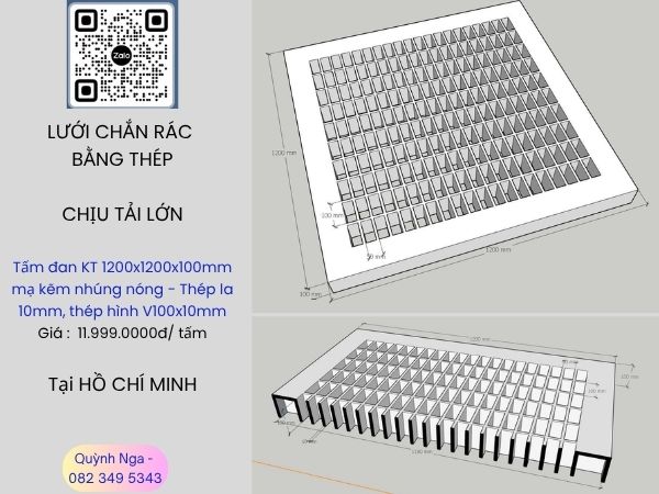 Báo giá lưới chắn rác bằng thép chịu tải lớn