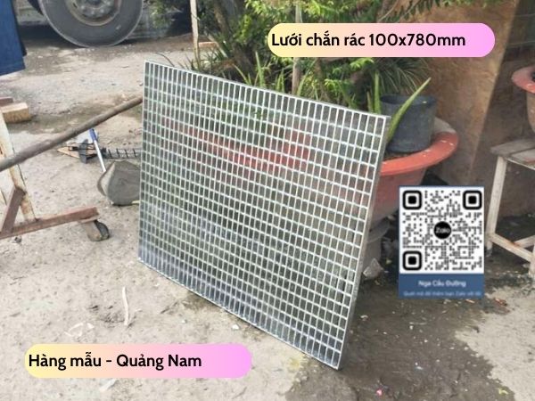 Lưới chắn rác - hàng mẫu tại dự án Quảng Nam