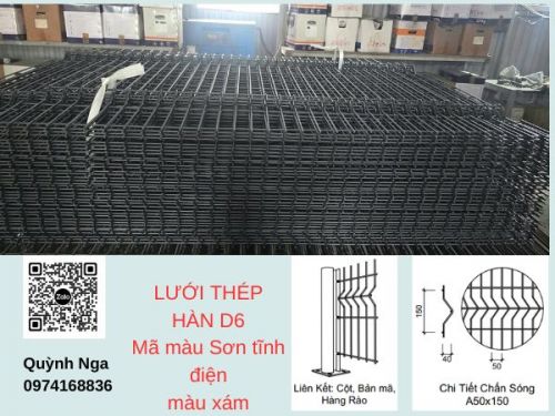 Lưới Thép Hàn D6 – Ứng Dụng Thi Công Hàng Rào Và Báo Giá