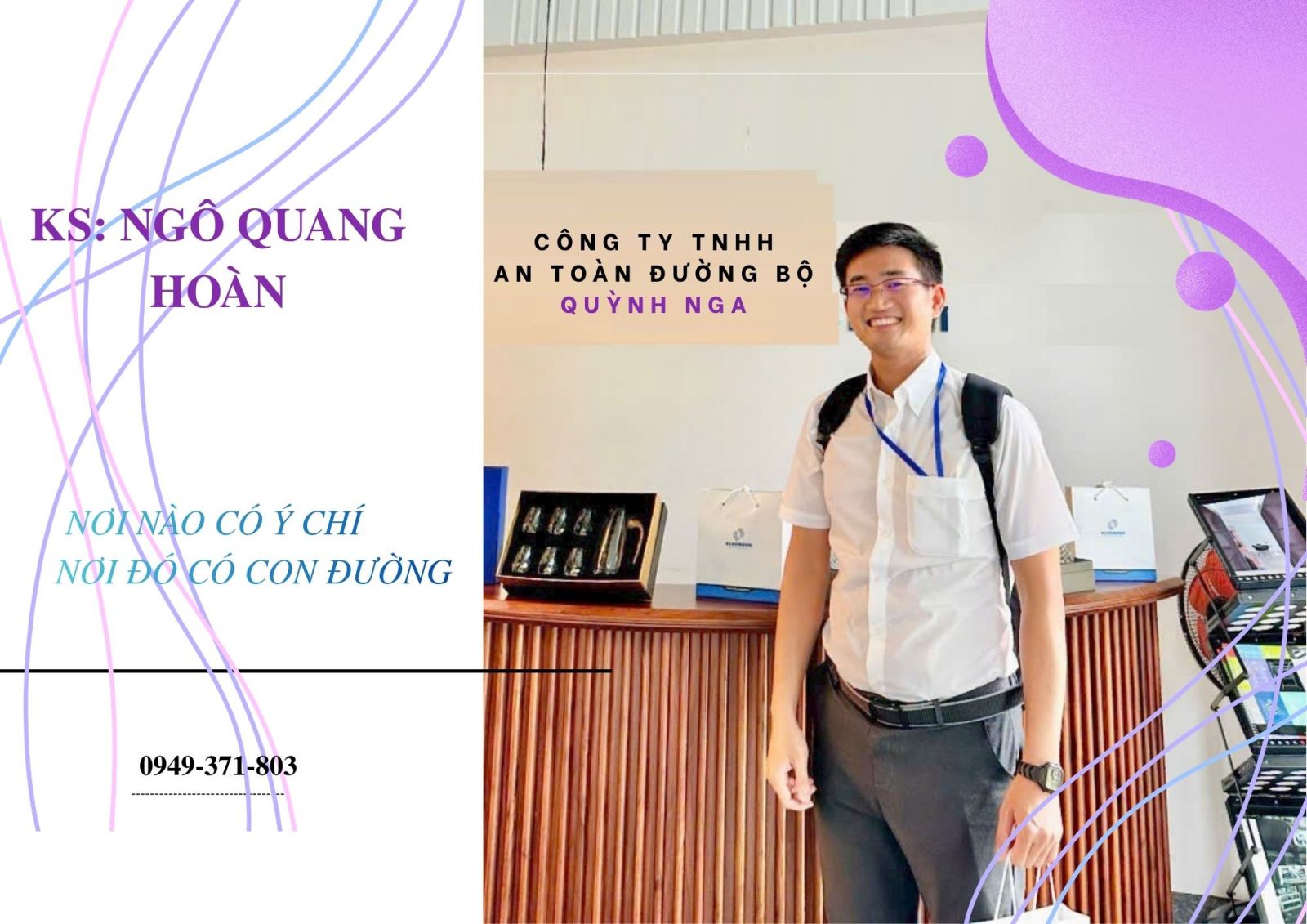 Kỹ sư Ngô Quang Hoan - Kỹ sư Kỹ thuật Nhiệt - Phòng kin doanh Công ty Quỳnh Nga