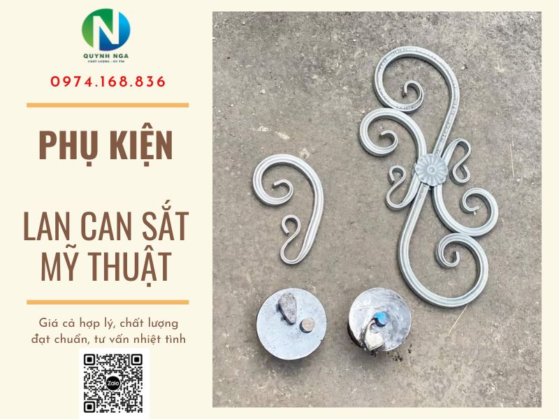 Phụ kiện lan can sắt mỹ thuật