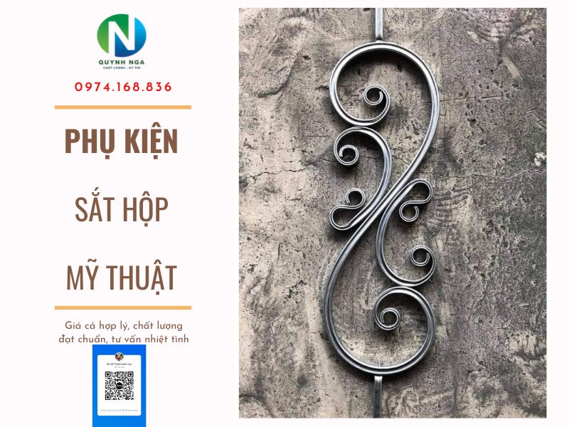 Phụ kiện sắt hộp mỹ thuật